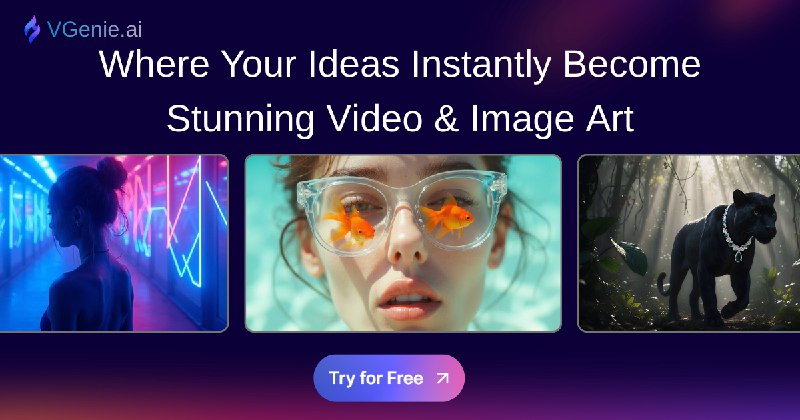 Ultimate AI Art Platform: Video & Image Creator | VGenie