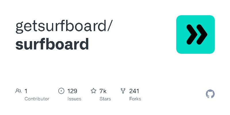 GitHub - getsurfboard/surfboard