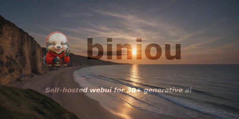 GitHub - Woolverine94/biniou: a self-hosted webui for 30+ generative ai