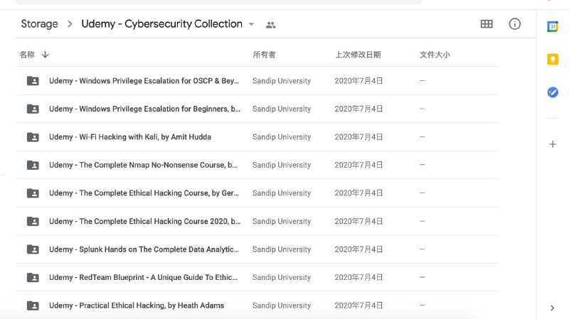 #Udemy教程合集